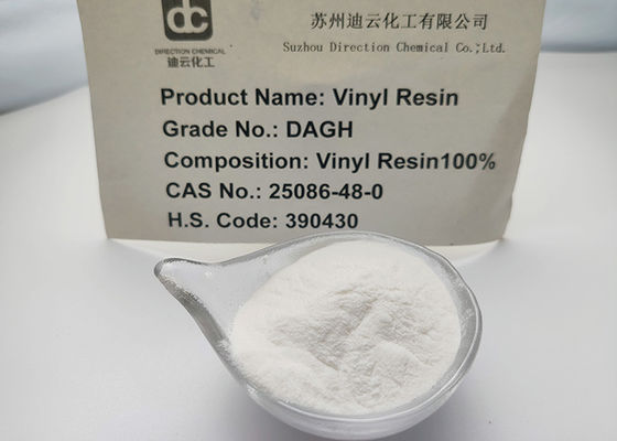 Le terpolymère d'acétate de vinyle de chlorure de vinyle modifié par hydroxyle DAGH est égal au VAGH utilisé dans le revêtement de boîtes et le revêtement de métal