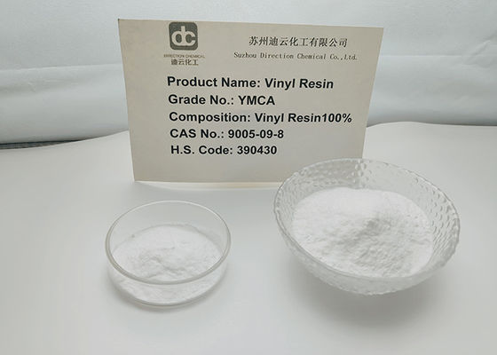 Le contre-type de la résine de terpolymère d'acétate de vinyle de chlorure de vinyle modifié par carboxyle VMCA utilisée dans les flocons de pâte pigmentaire